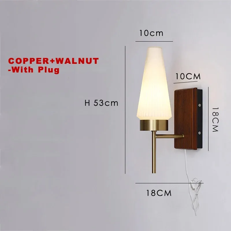Modern Led Wall Lamp Korea AC90-260V Wall Mounted Wall Lights Fixture Bathroom Mirror Light Sconce Black Copper Nickel Wall Lamp