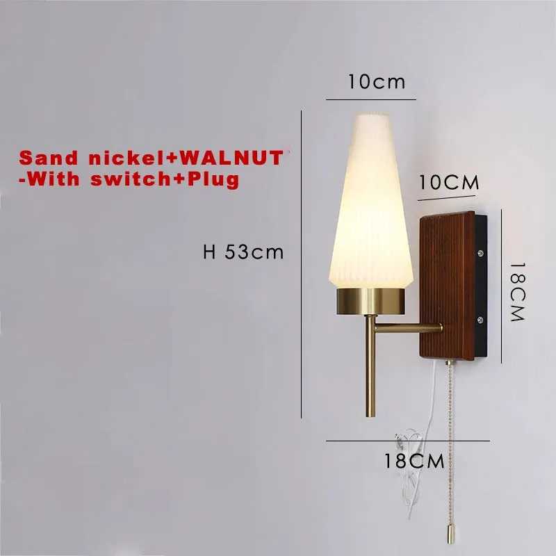 Modern Led Wall Lamp Korea AC90-260V Wall Mounted Wall Lights Fixture Bathroom Mirror Light Sconce Black Copper Nickel Wall Lamp