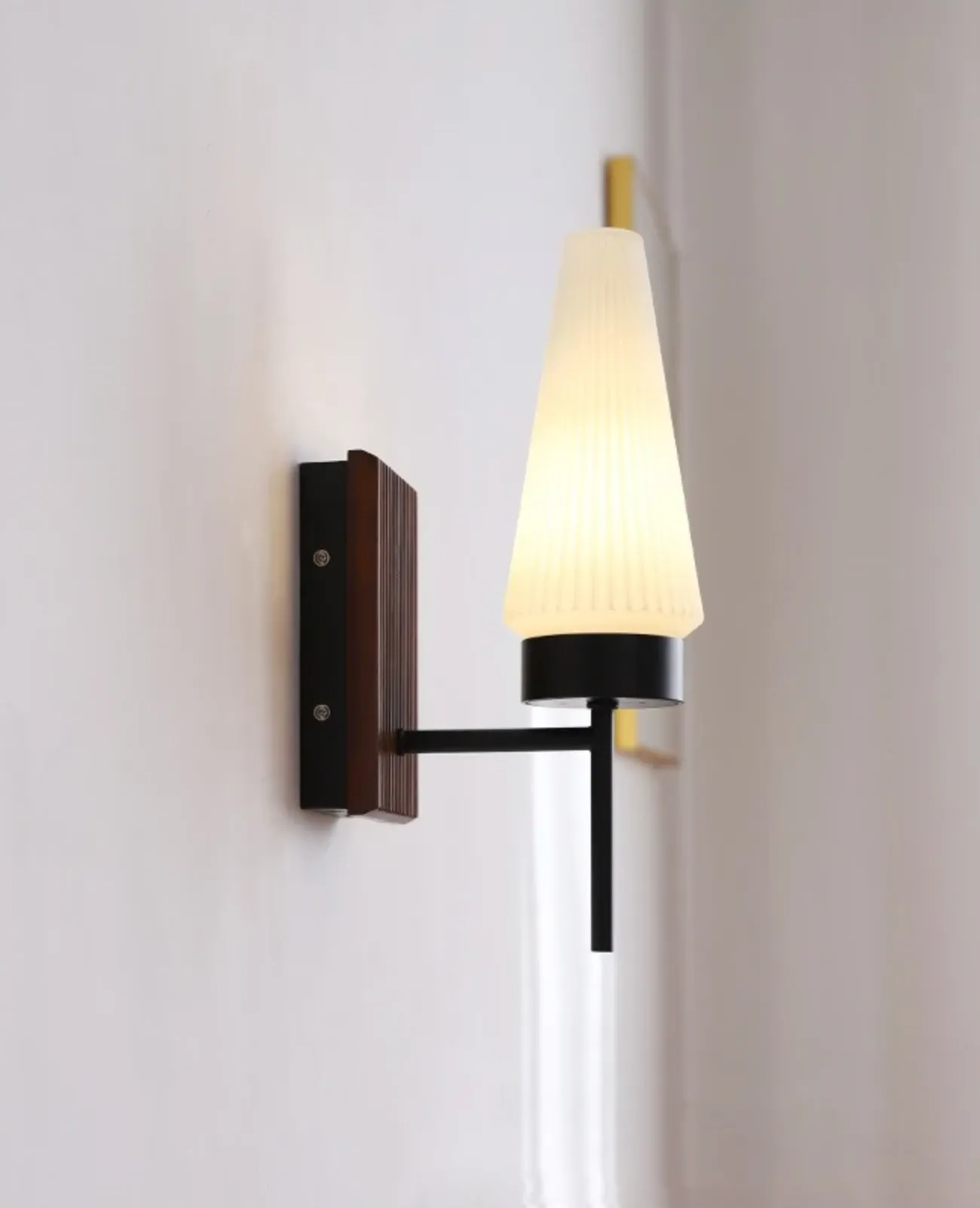 Modern Led Wall Lamp Korea AC90-260V Wall Mounted Wall Lights Fixture Bathroom Mirror Light Sconce Black Copper Nickel Wall Lamp