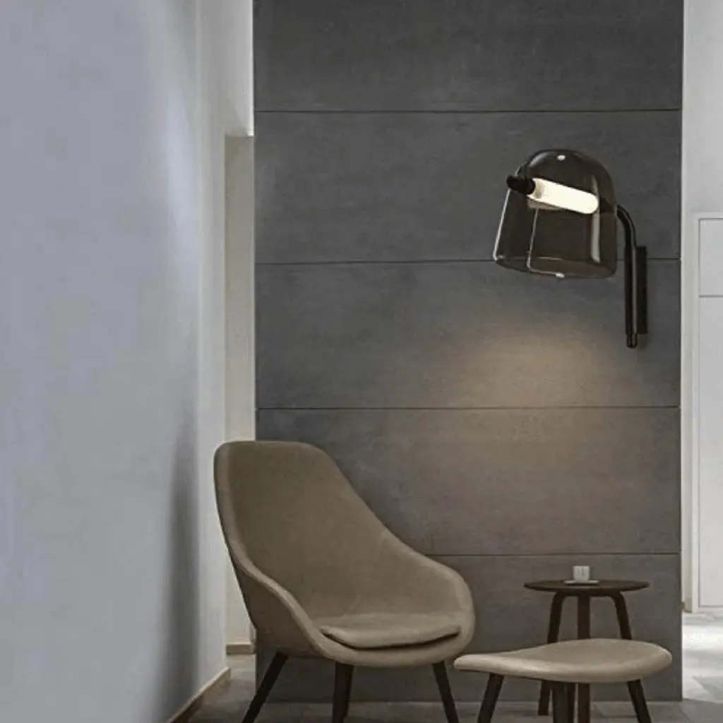 Moonlit Shade Golden and White Wall Light (MB3202)
