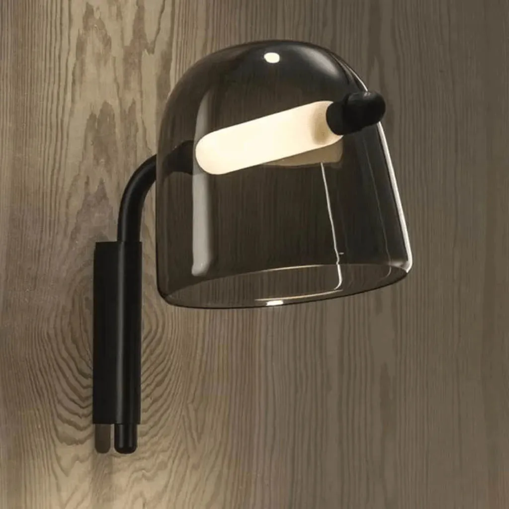 Moonlit Shade Golden and White Wall Light (MB3202)