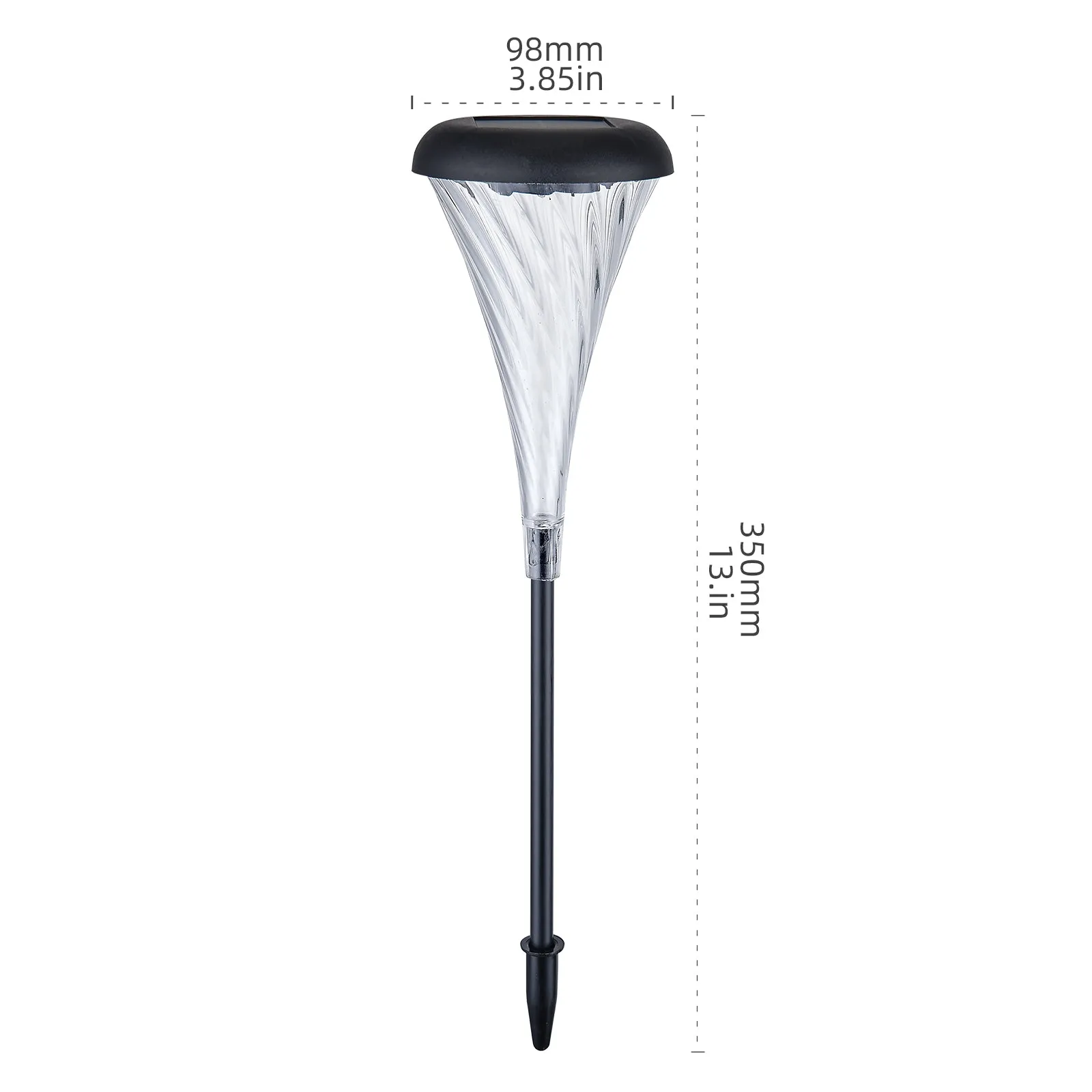 Morning glory Solar Light Outdoor waterproof Led Light RGB Garden Stake Lights for Path Walkway Driveway
