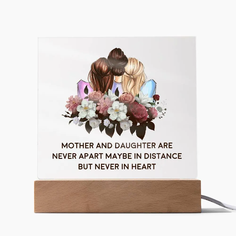 Mother & Daughter | Square Acrylic Plaque