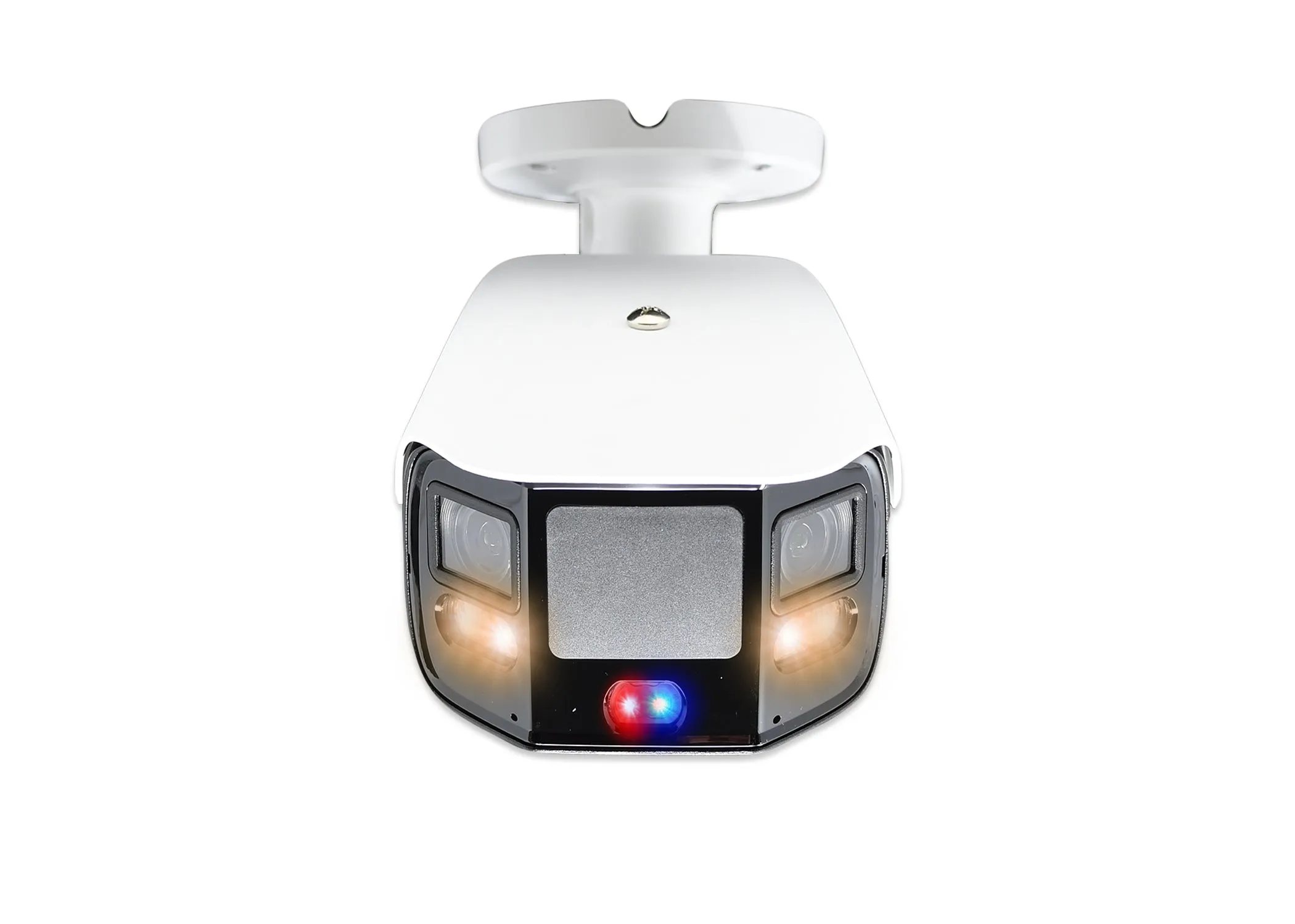 MTB180-TIOC | 8MP 4K 180° Panoramic Active Deterrence Bullet Camera with Full Color and SMD 4.0