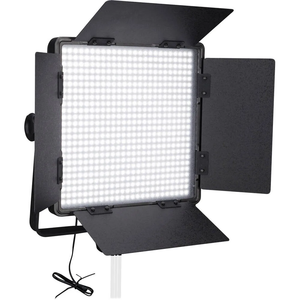 Nanlite 1200DSA DMX LED Panel With VLOCK Battery Feature and Barn Doors