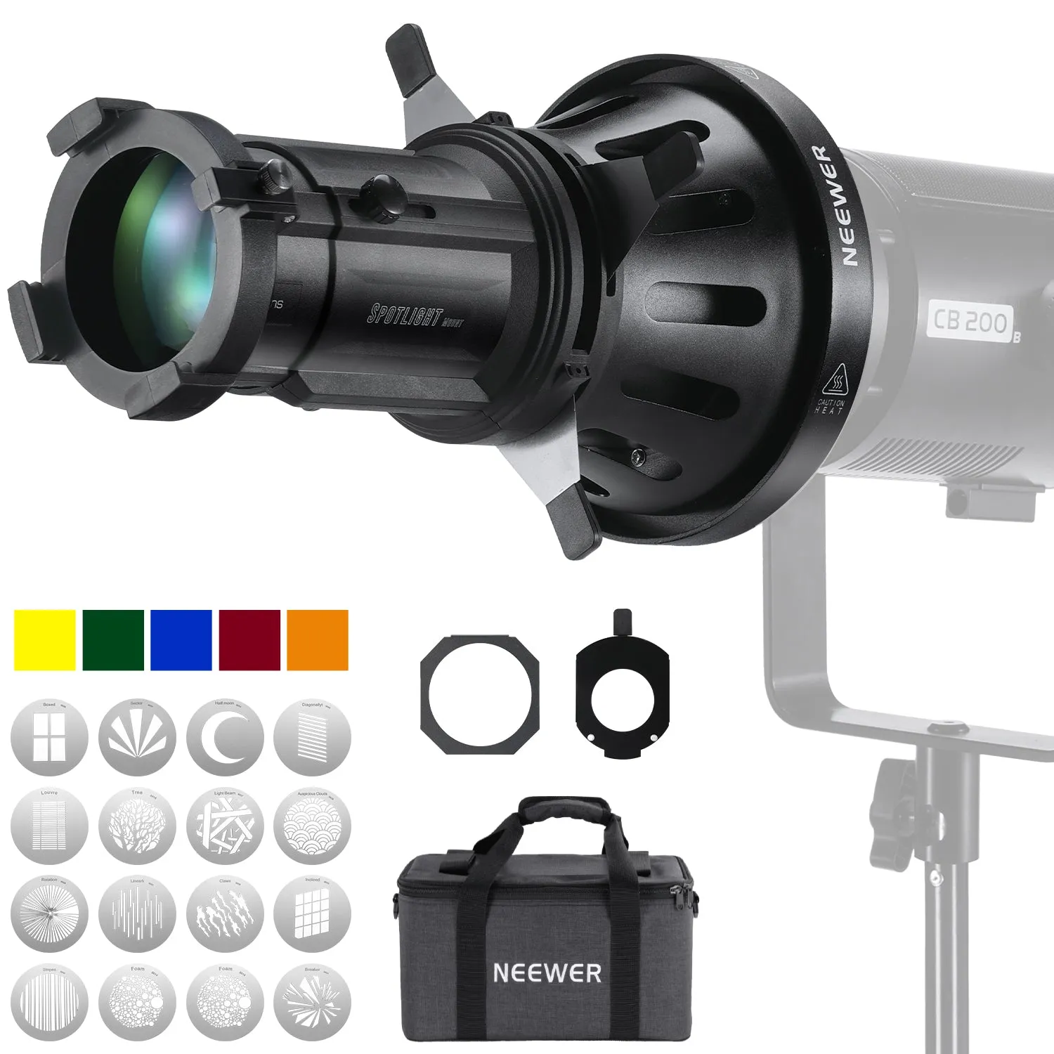 NEEWER LS-39 20° Bowens Mount Spotlight Snoot