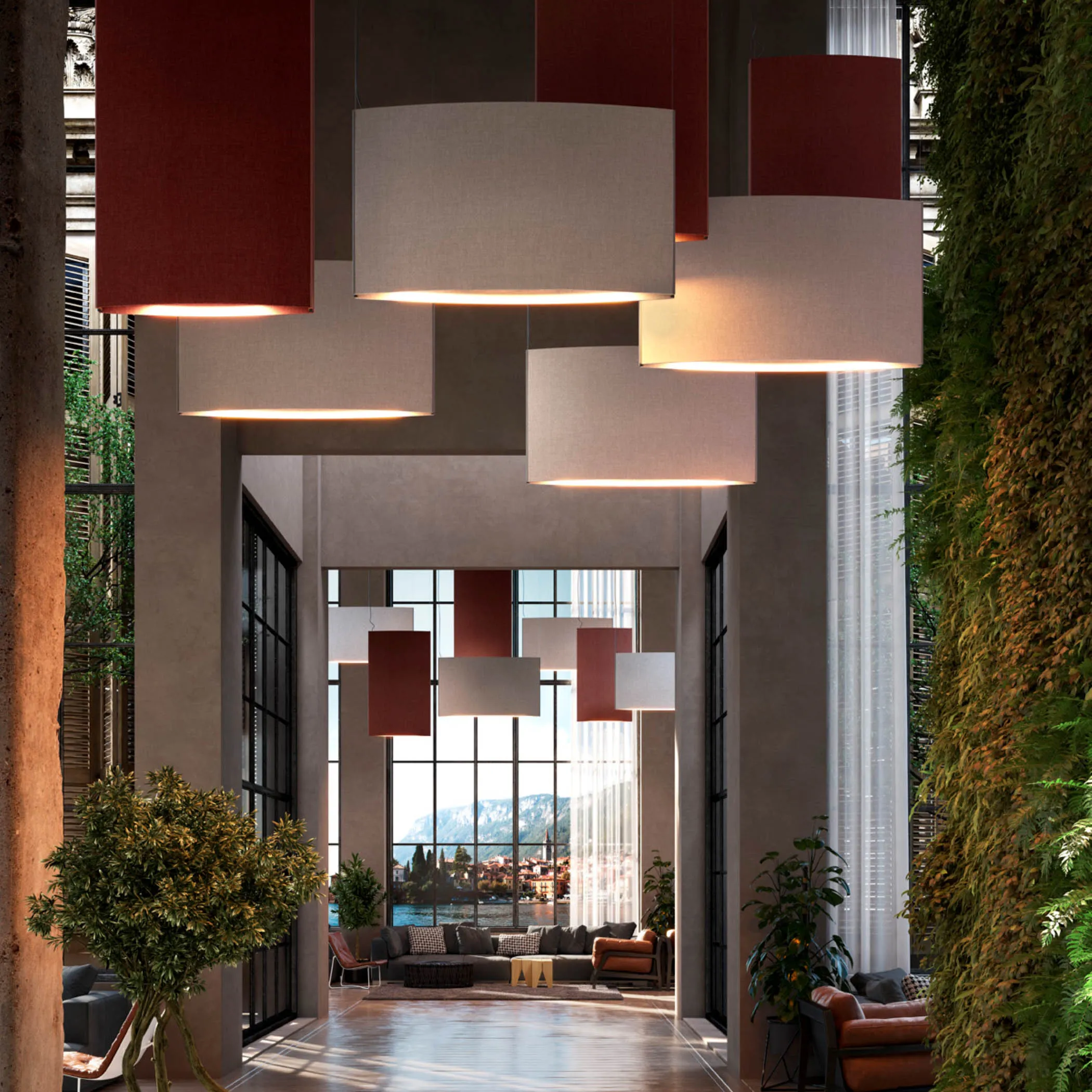 Noren Vertical LED Pendant Light