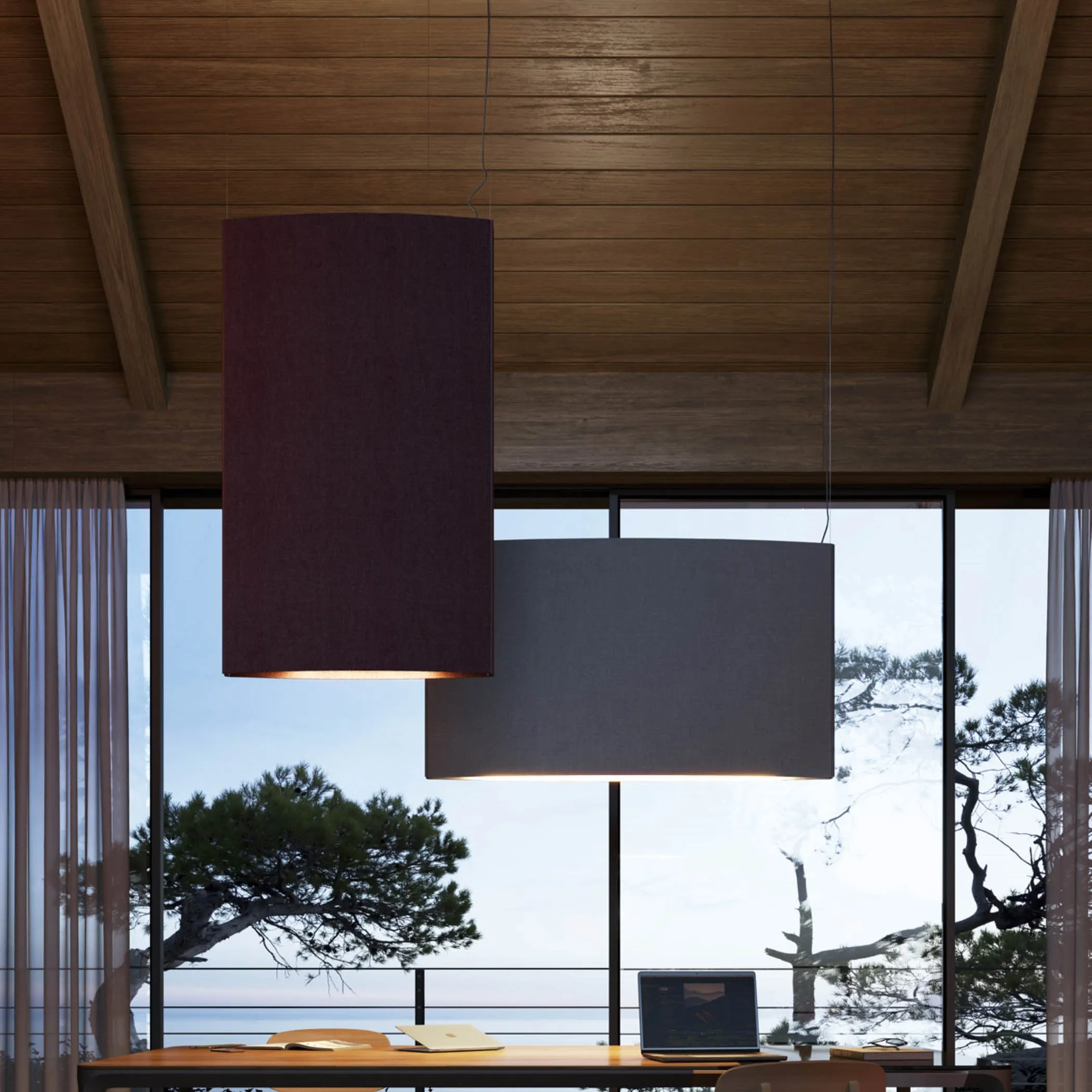 Noren Vertical LED Pendant Light