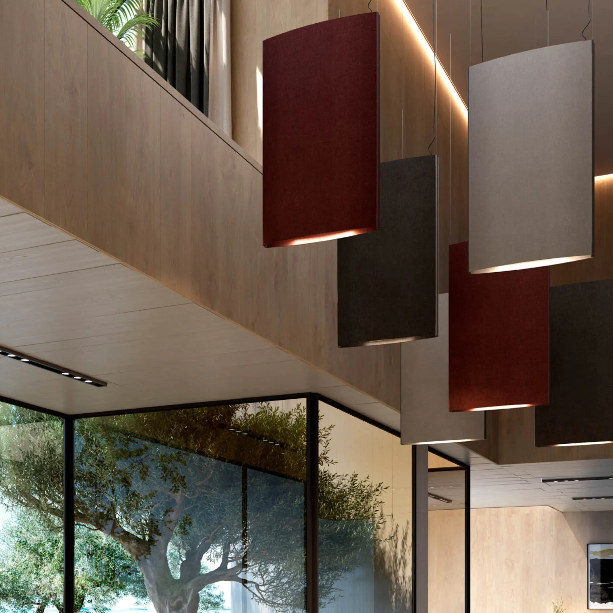 Noren Vertical LED Pendant Light