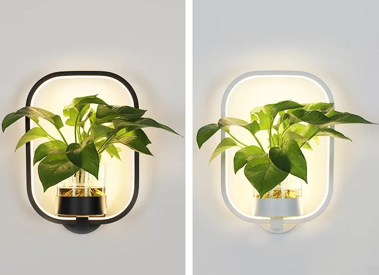 OUD Ayla Nordic Plant Wall Lamps LED Modern minimalist Light