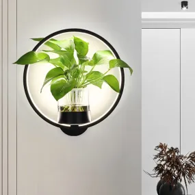 OUD Ayla Nordic Plant Wall Lamps LED Modern minimalist Light