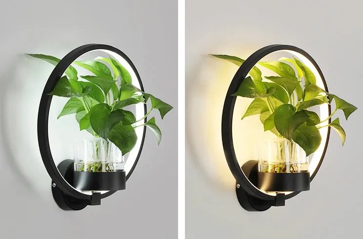 OUD Ayla Nordic Plant Wall Lamps LED Modern minimalist Light