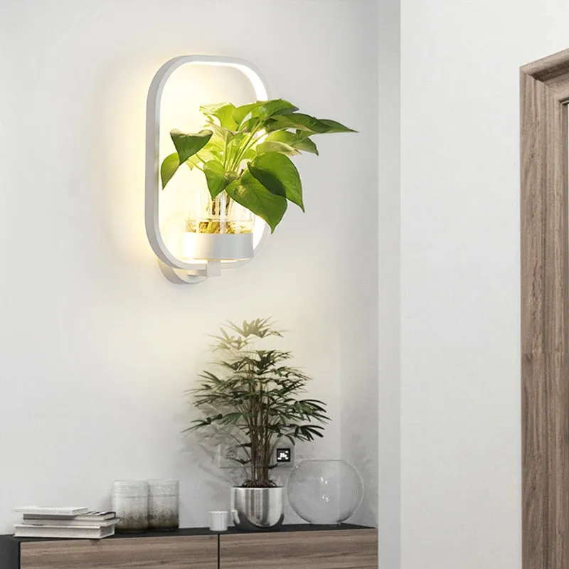 OUD Ayla Nordic Plant Wall Lamps LED Modern minimalist Light