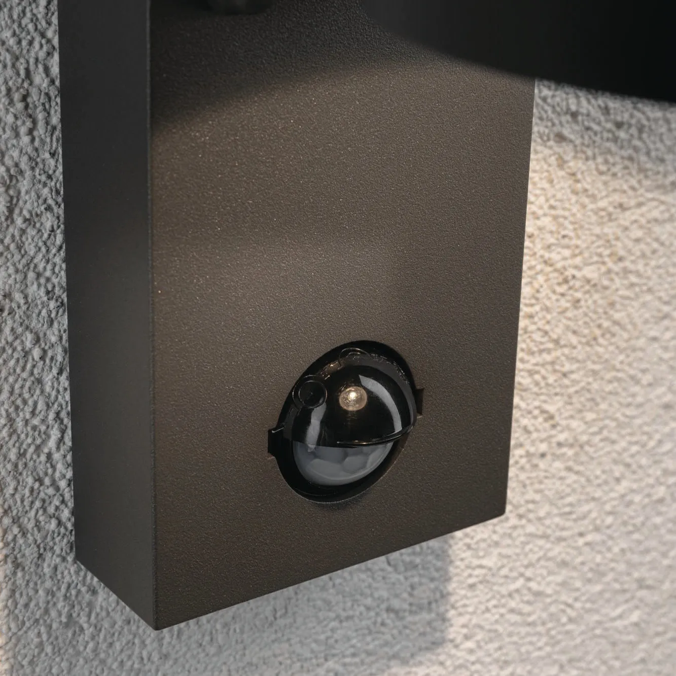 Outdoor Capea 8W LED Wall Light with Motion Detection in Anthracite