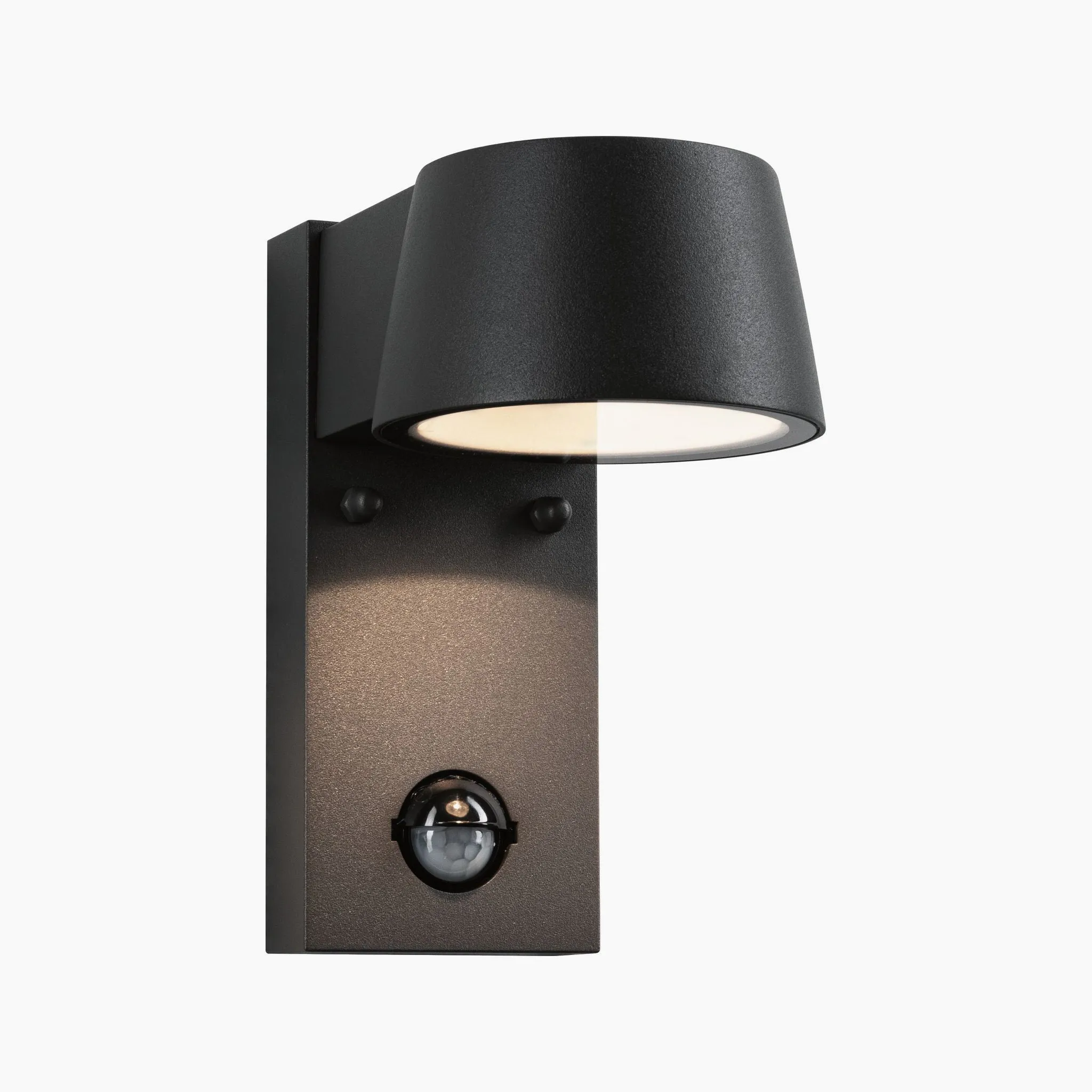 Outdoor Capea 8W LED Wall Light with Motion Detection in Anthracite