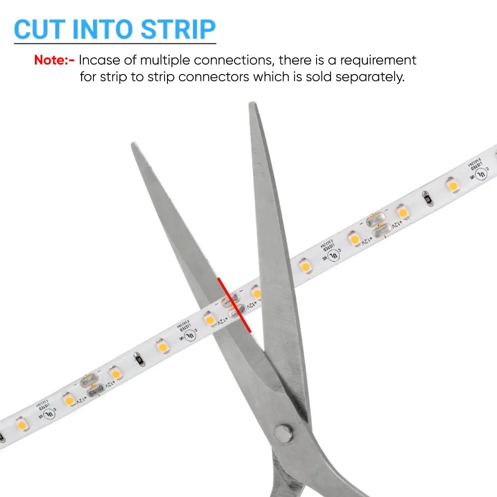 Outdoor Waterproof RGB LED Strip Lights, IP68, 16.4ft, 12V, SMD 5050, 60 leds/Meter -  w/ DC Connector  72W/100-240V AC Power Supply and RGB Controller (KIT)