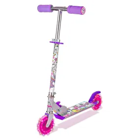 Ozbozz Unicorn Dreamland Light Up Scooter