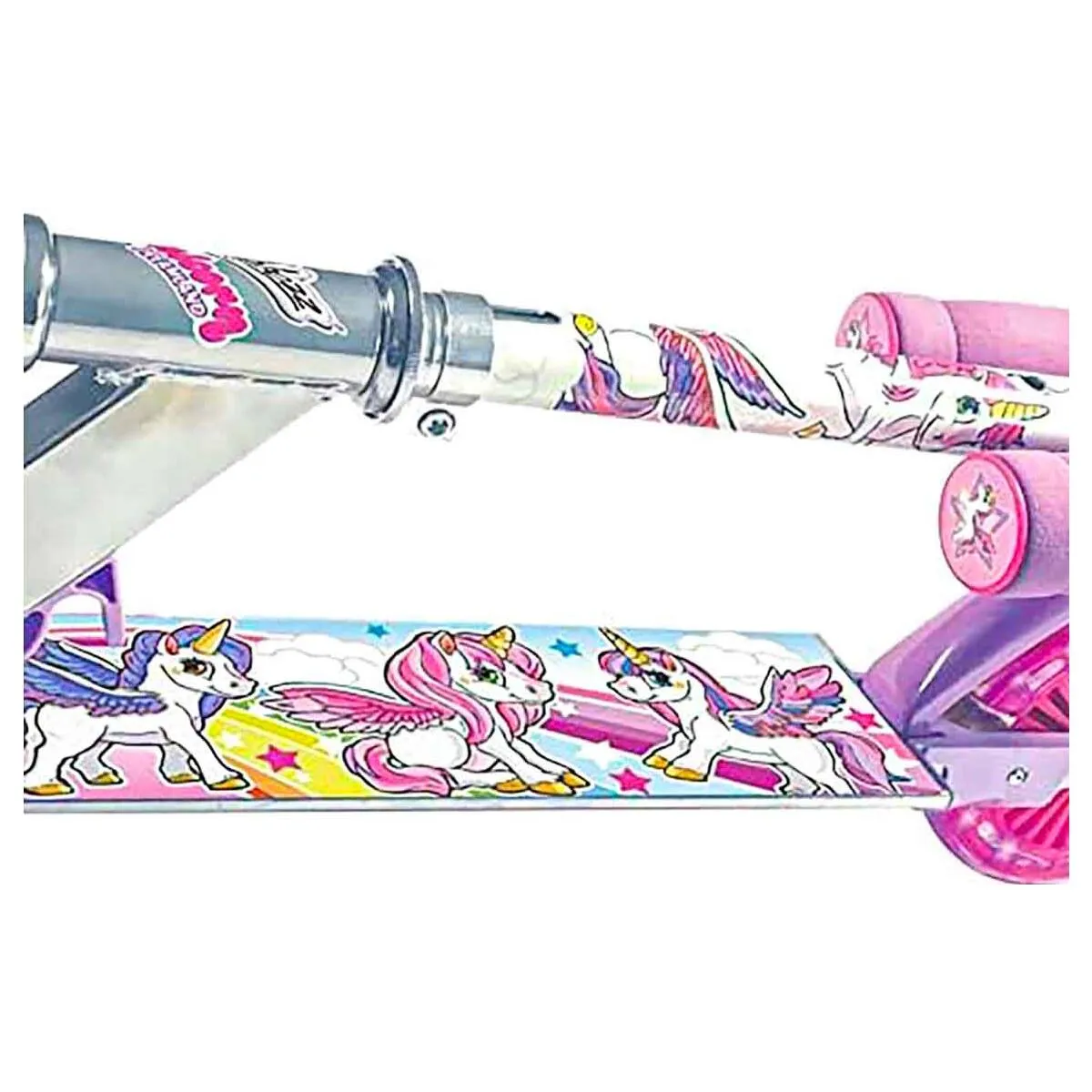 Ozbozz Unicorn Dreamland Light Up Scooter