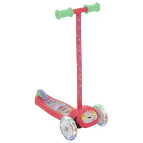 Peppa Pig Tilt n' Turn Scooter with LED Lights