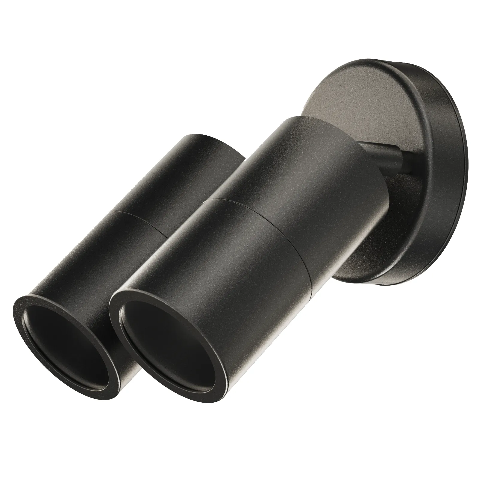 PILLAR 2-Light Adjustable Spot Wall Light Aluminium Lamp Outdoor GU10 IP65