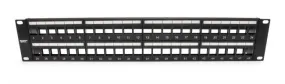 Platinum Tools 643-48U Unloaded Patch Panel 48 Port Unshielded UTP