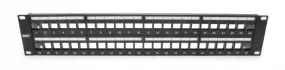 Platinum Tools 644-48SU Unloaded Patch Panel 48 Port Shielded STP