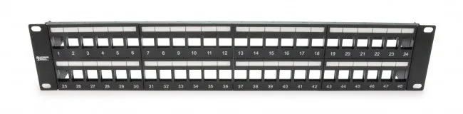 Platinum Tools 644-48SU Unloaded Patch Panel 48 Port Shielded STP