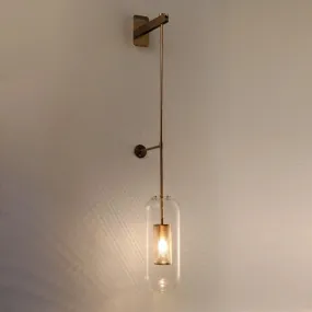 Postmodern Glass Wall Lights Vintage Luxury Gold LED Wall Lamp Sconces For Bedroom Home Indoor Decor Hanging Lighting Fixture