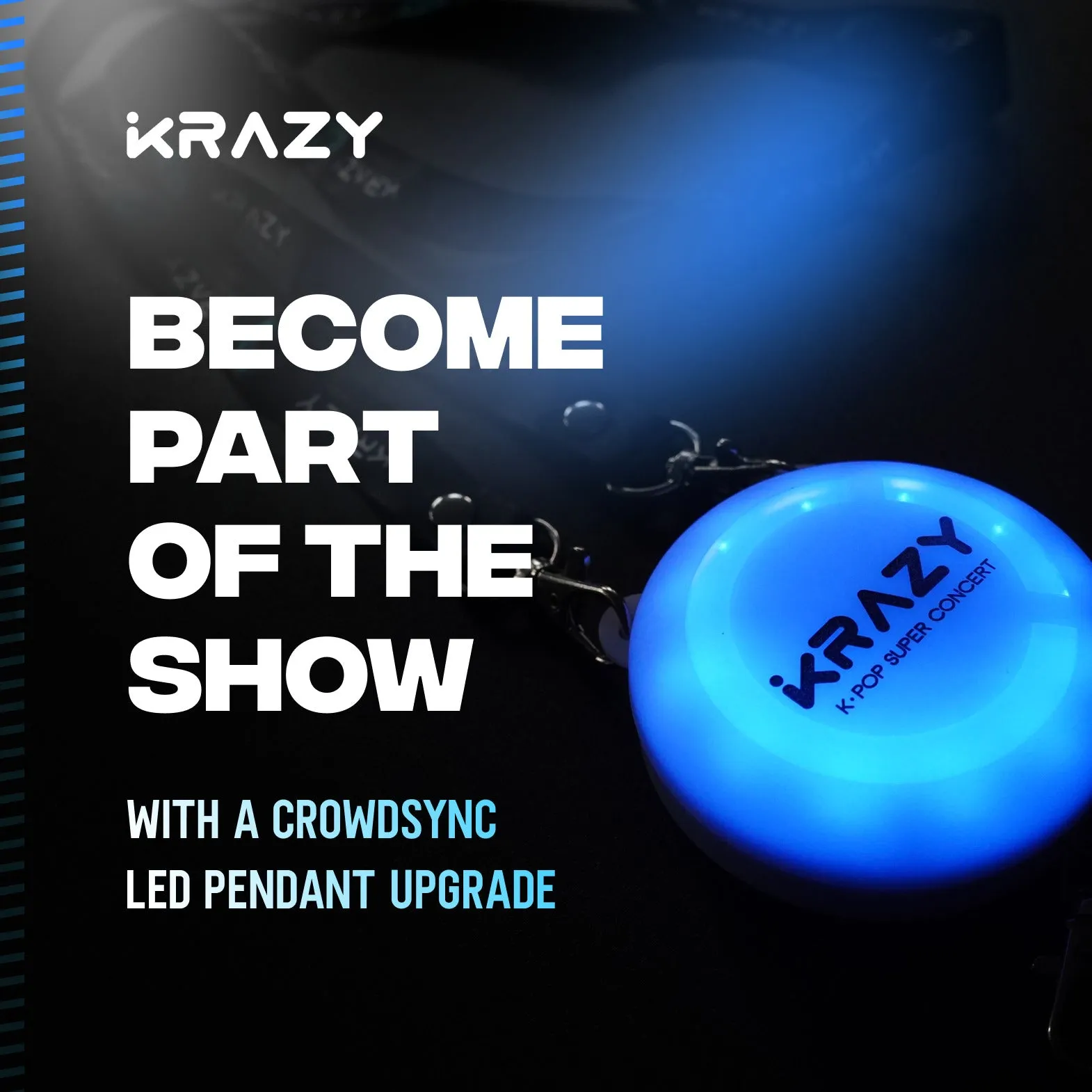 [PRE-ORDER] Krazy Super Concert LED Pendant Necklace (Pickup on 8/26 at Venue)