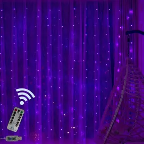 Purple LED Curtain Lights