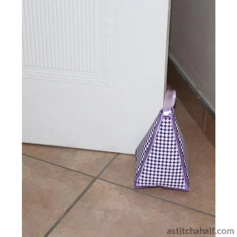 Pyramid Door Stop Lace Diamonds
