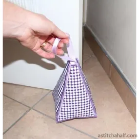 Pyramid Door Stop Lace Diamonds