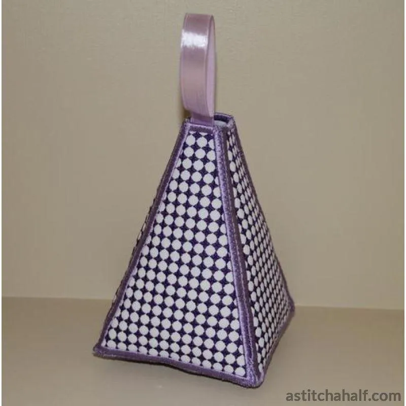 Pyramid Door Stop Lace Diamonds