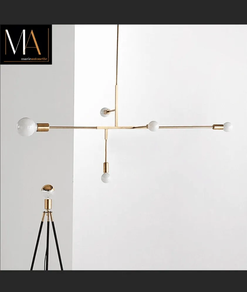 Reed Criss Cross Chandelier