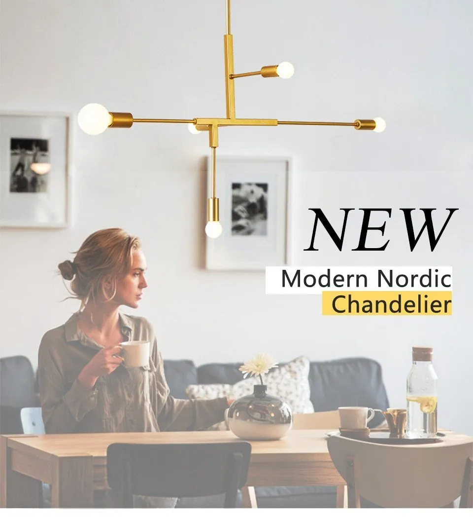 Reed Criss Cross Chandelier