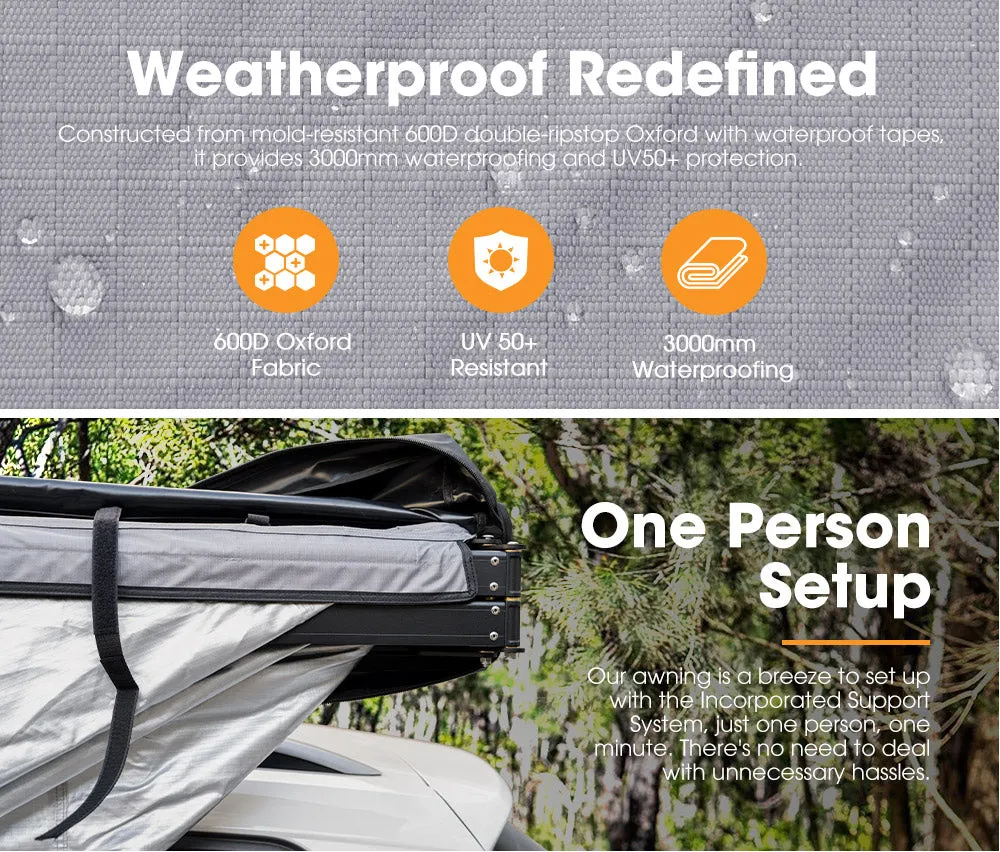 San Hima 270 Degree Awning 600D Double-Ripstop Oxford UPF50 