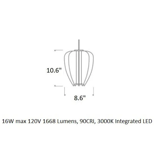 Sean Lavin Mini Nyra Pendant Light