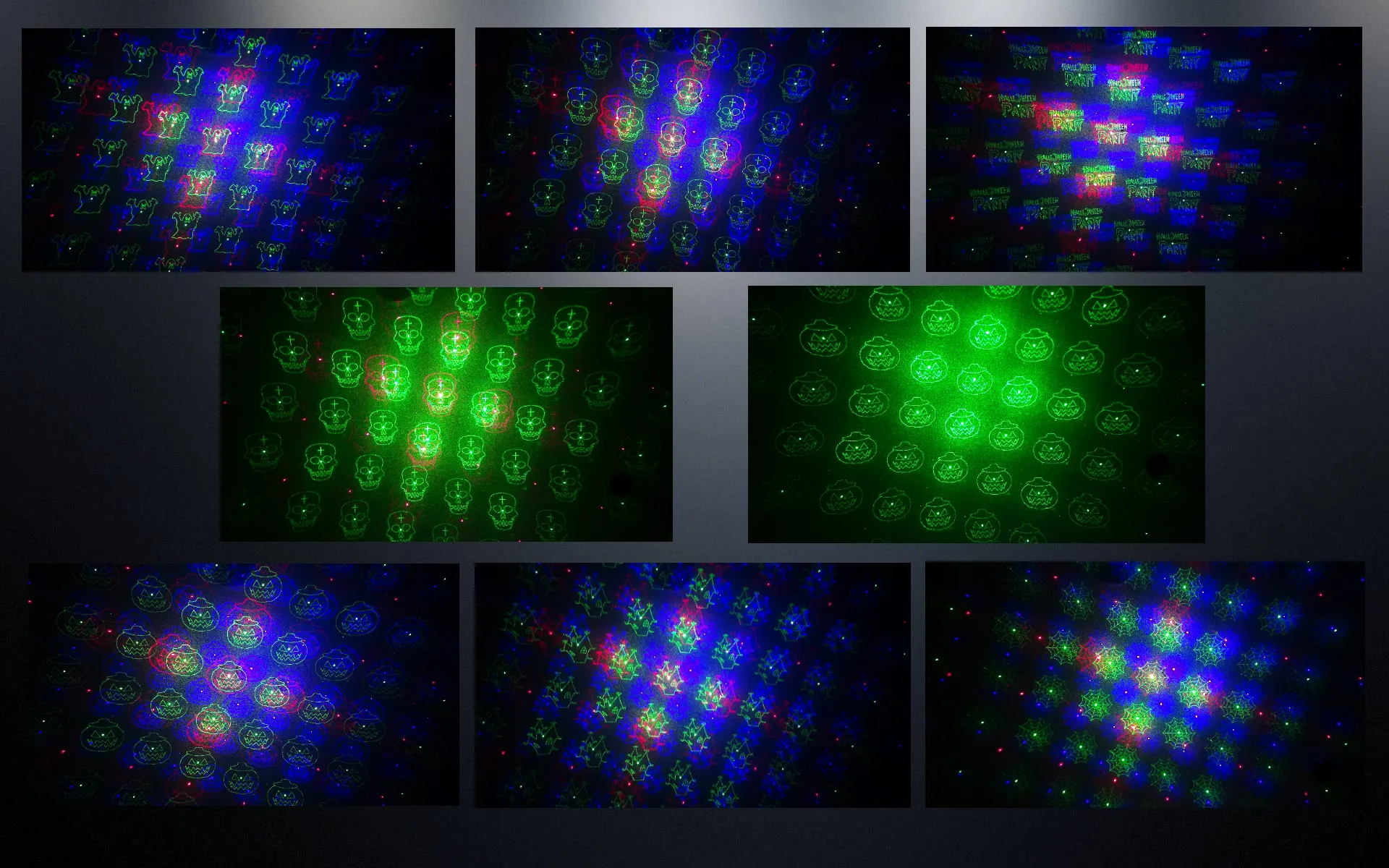 SL-37 - RGB Moving 18 Pattern Laser Christmas Light -2nd GEN v2