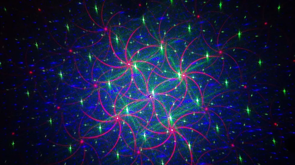 SL-37 - RGB Moving 18 Pattern Laser Christmas Light -2nd GEN v2