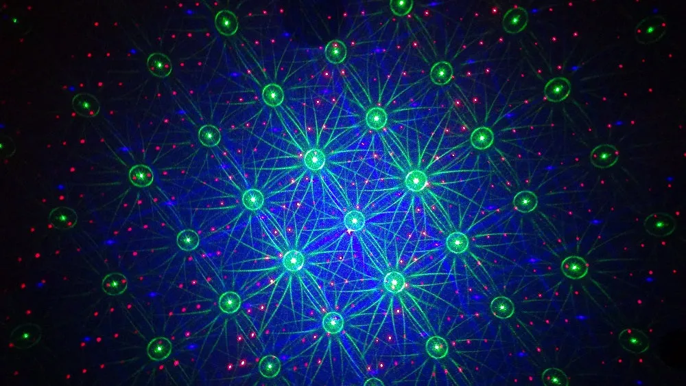 SL-37 - RGB Moving 18 Pattern Laser Christmas Light -2nd GEN v2
