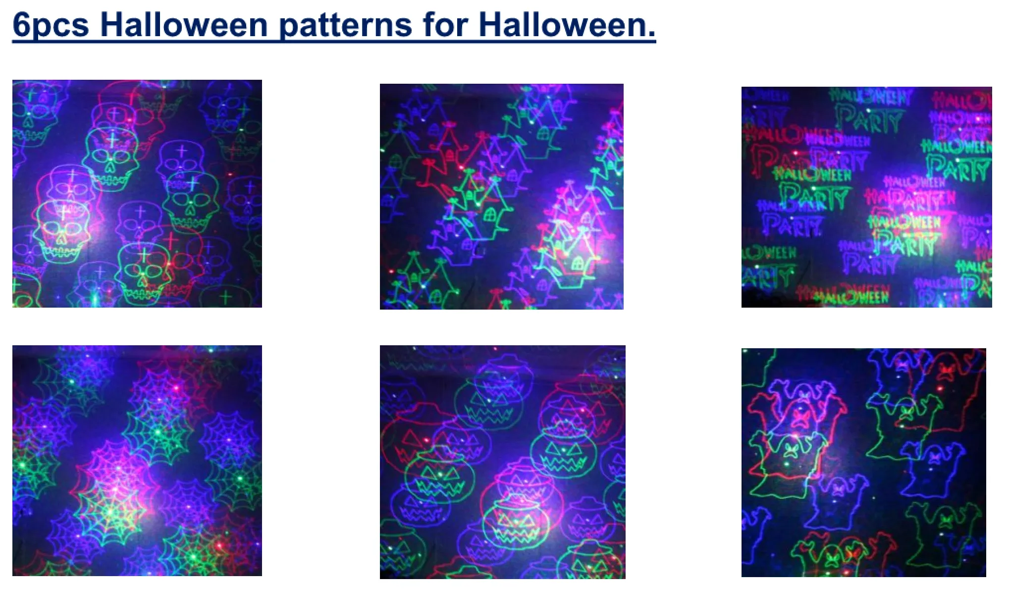 SL-37 - RGB Moving 18 Pattern Laser Christmas Light -2nd GEN v2