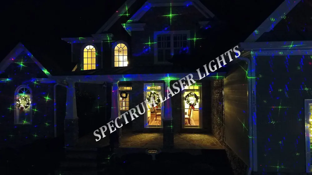 SL-37 - RGB Moving 18 Pattern Laser Christmas Light -2nd GEN v2