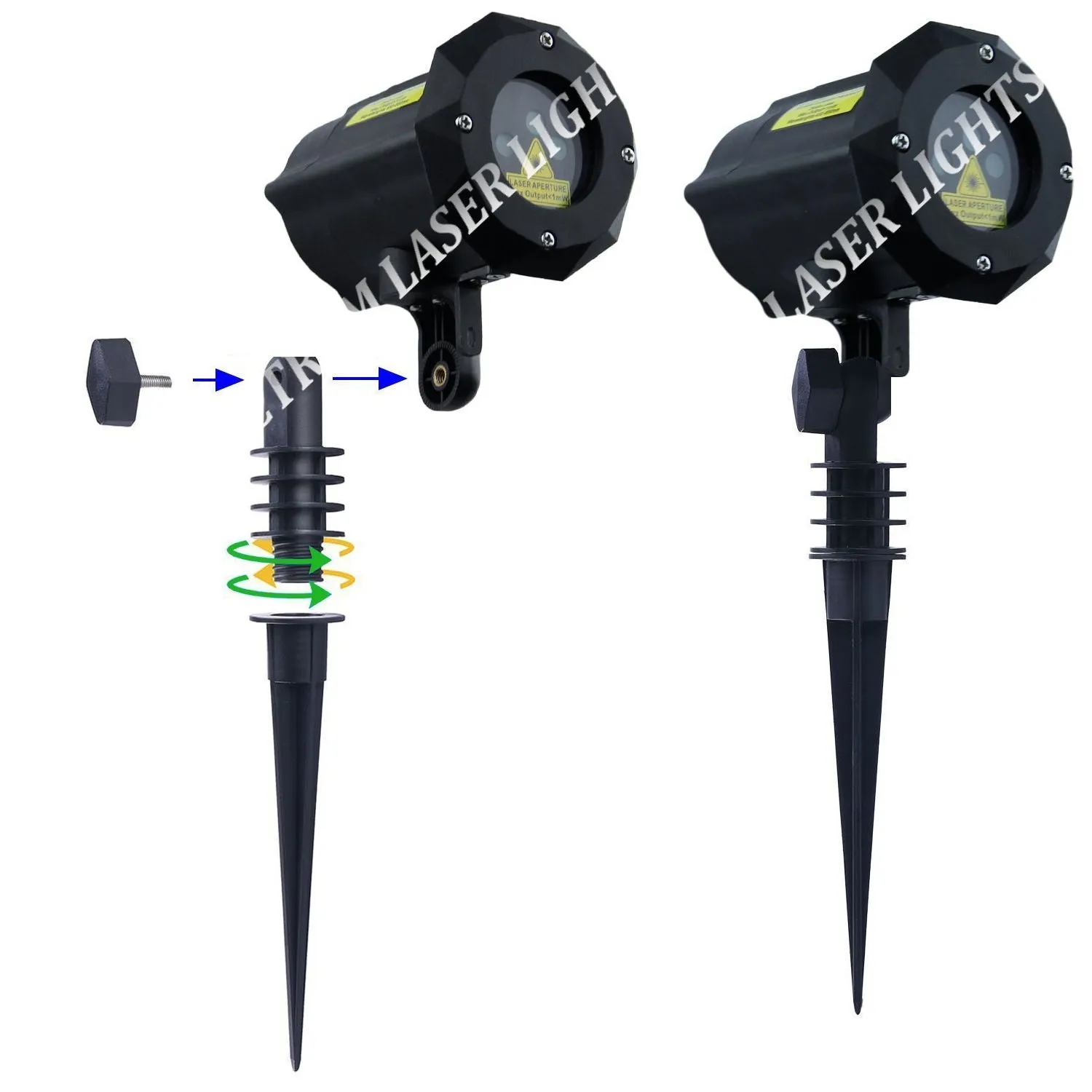 SL-37 - RGB Moving 18 Pattern Laser Christmas Light -2nd GEN v2