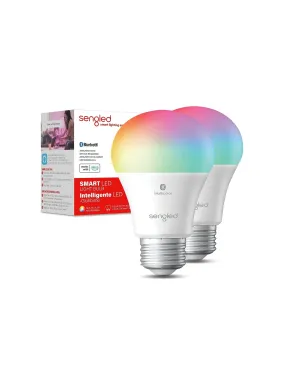 Smart Led Bulbs, Set Of 2