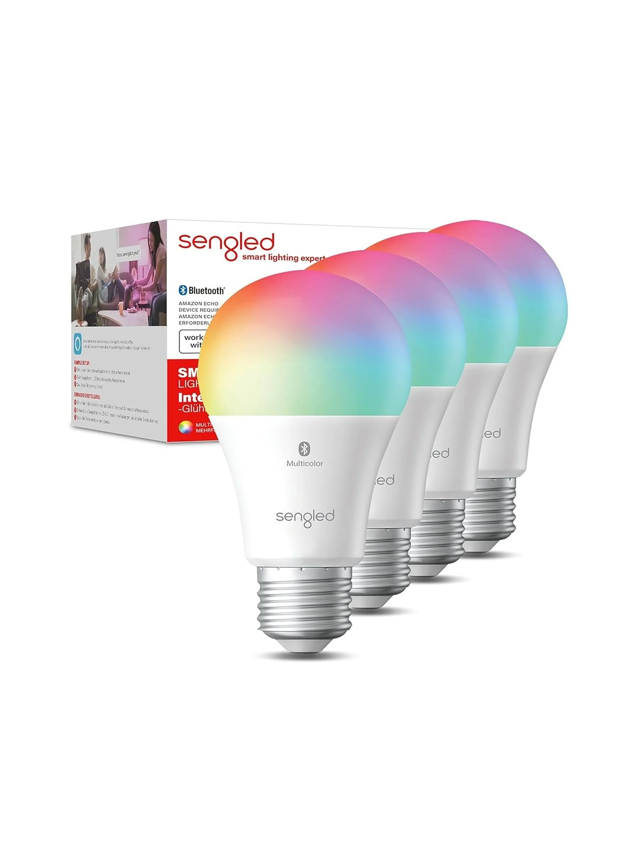 Smart Led Bulbs, Set Of 4