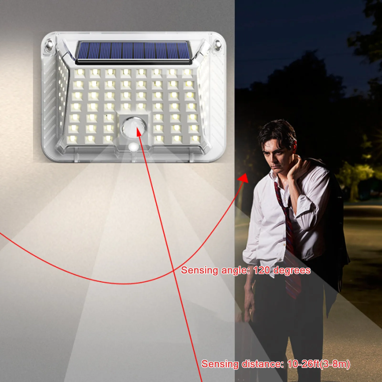 Solar Lights Outdoor Wireless LED