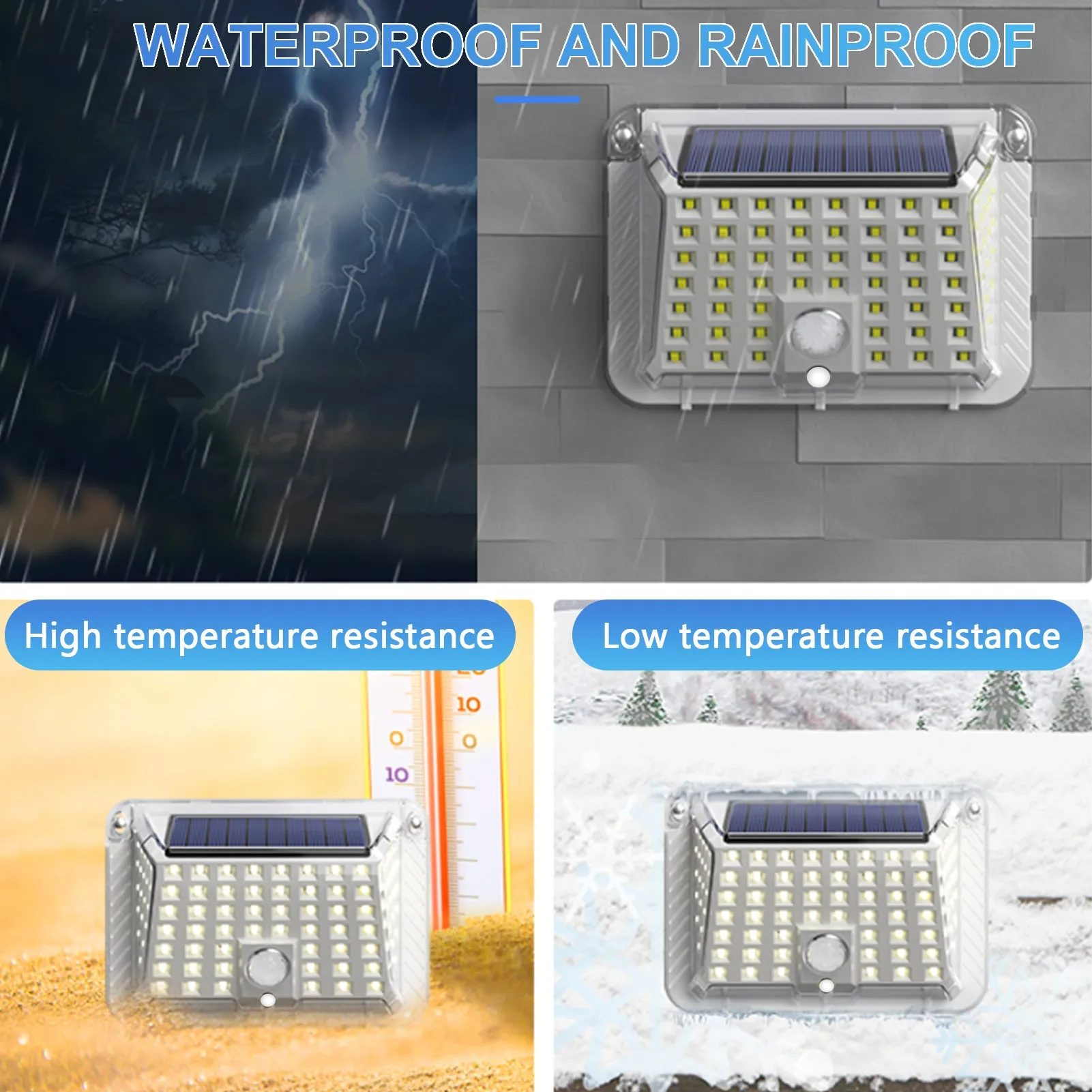 Solar Lights Outdoor Wireless LED