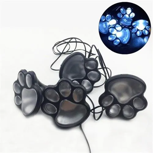 Solar Paw LED Lights 4 Pcs