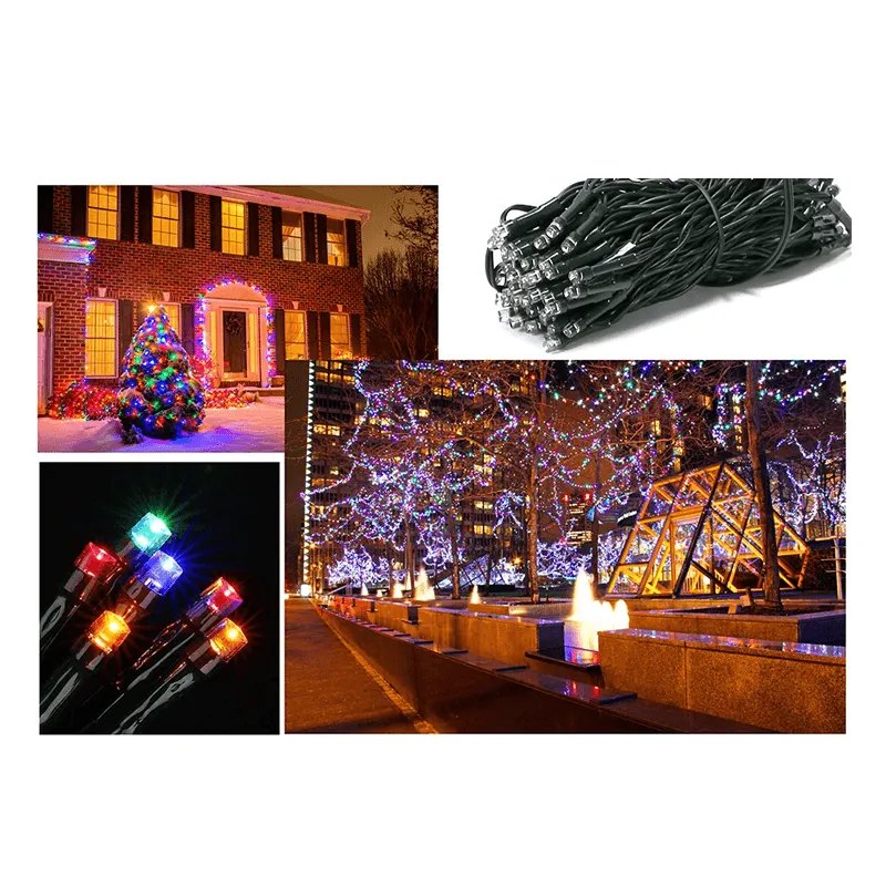Solar-Powered RGB LED Waterproof Fairy Lights JG128