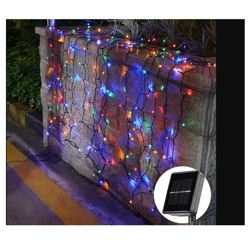 Solar-Powered RGB LED Waterproof Fairy Lights JG128